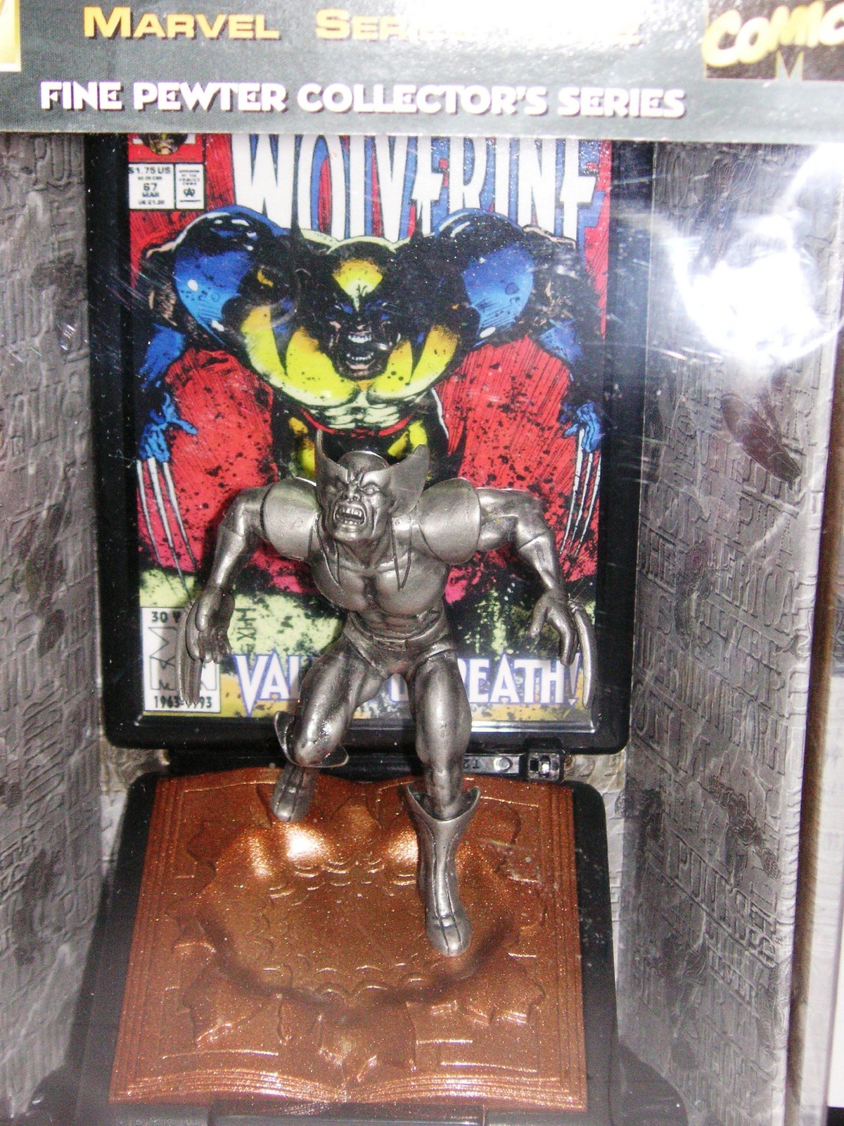 Limited Edition Pewter Statue of Wolverine 1993 Modern Age Edition