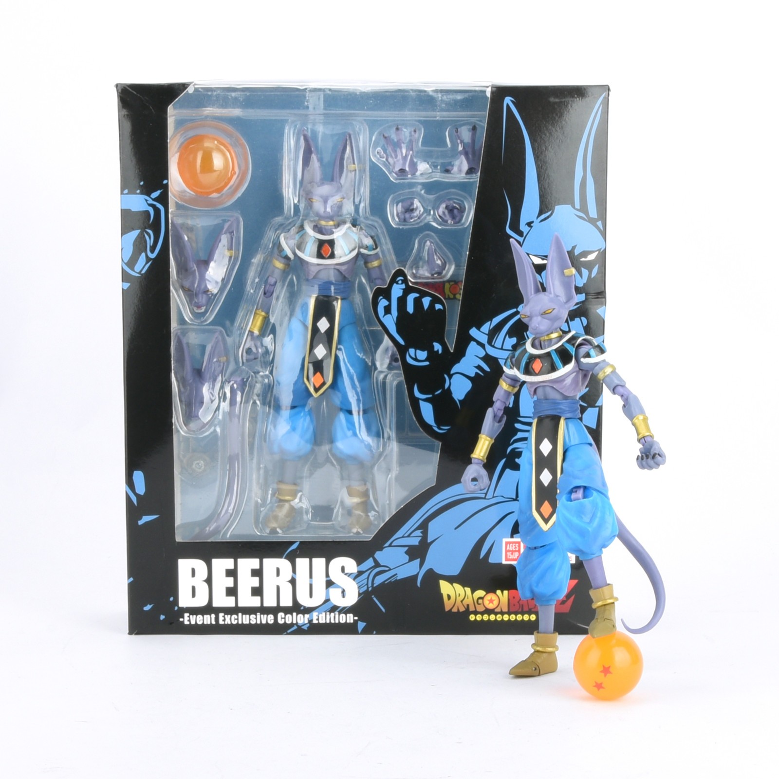 Dragon Ball Z Beerus 6.5&Prime; PVC Anime Statue Figure Figurine Toy Model New Box