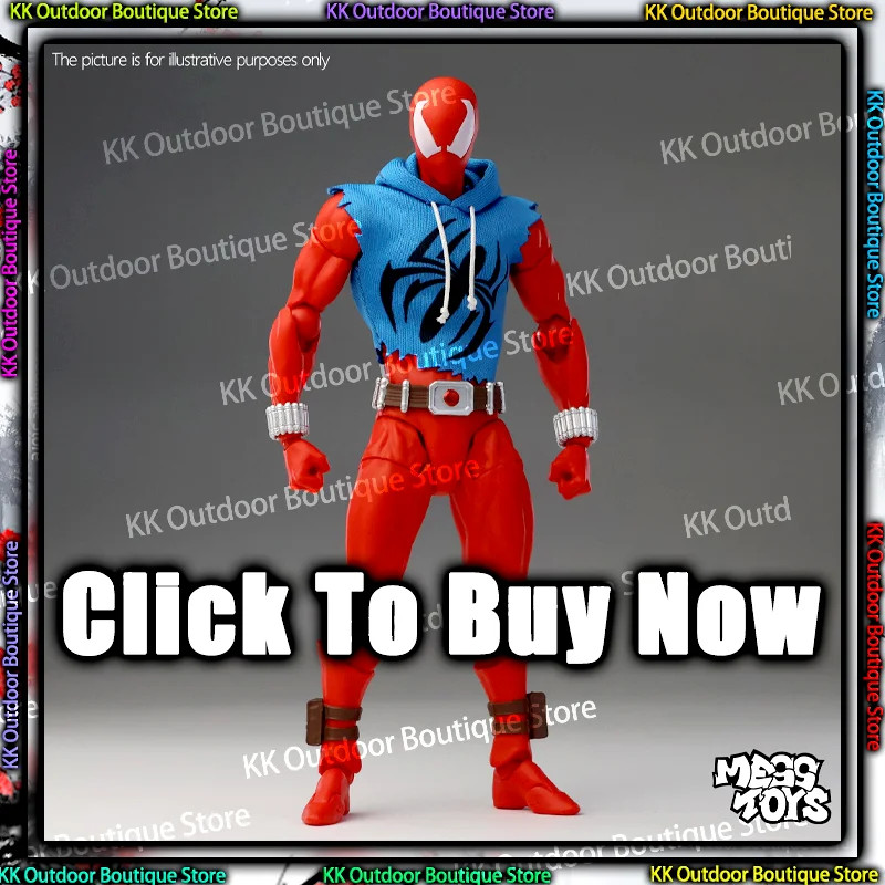 In Stock Mess Toys Scarlet Hero Scarlet Spider Man Messtoys Spiderman Anime Acti