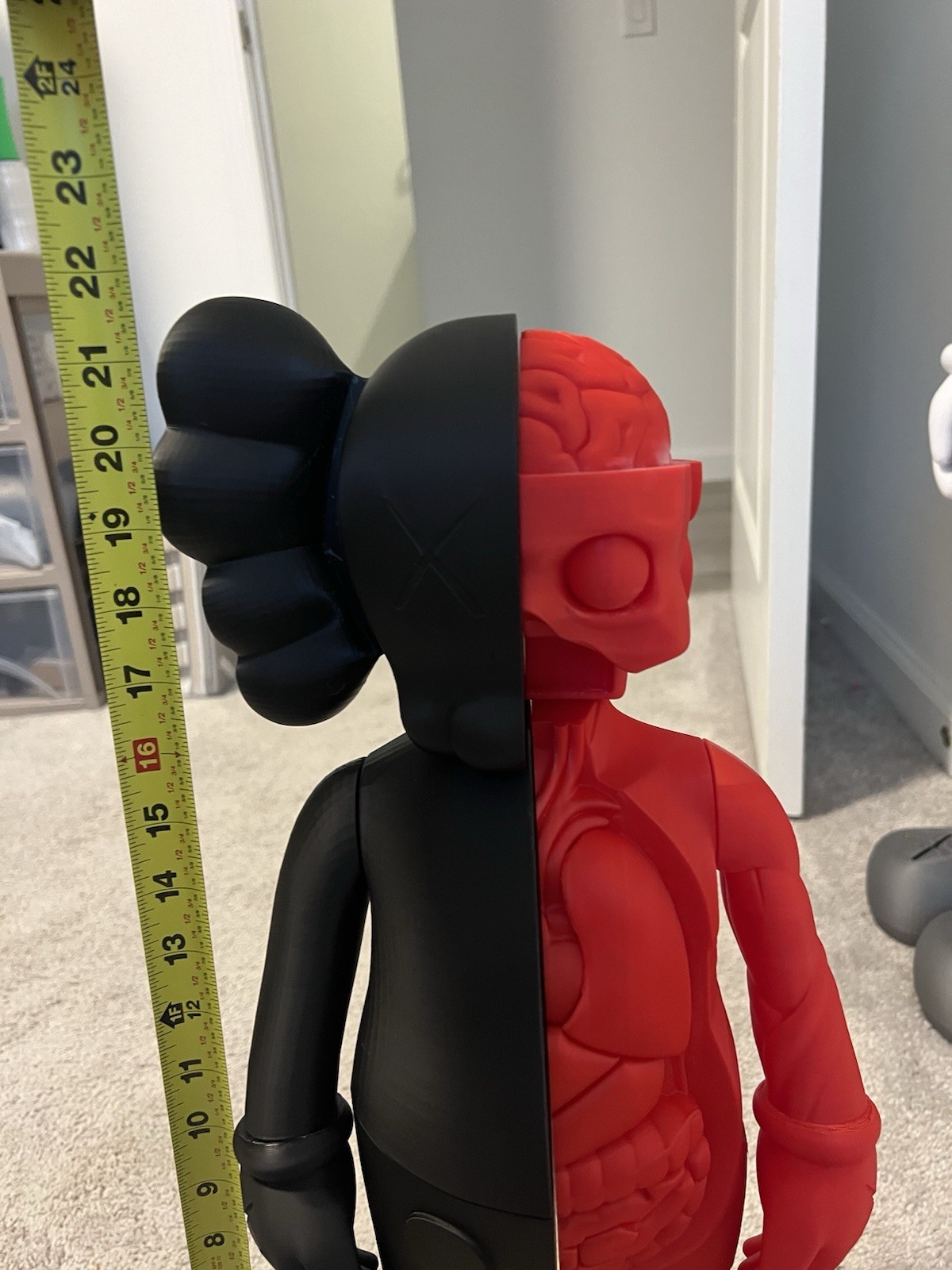 Kaws Inspired Homage Flayed Bff Halloween 21.5in Tall Custom Made To Order