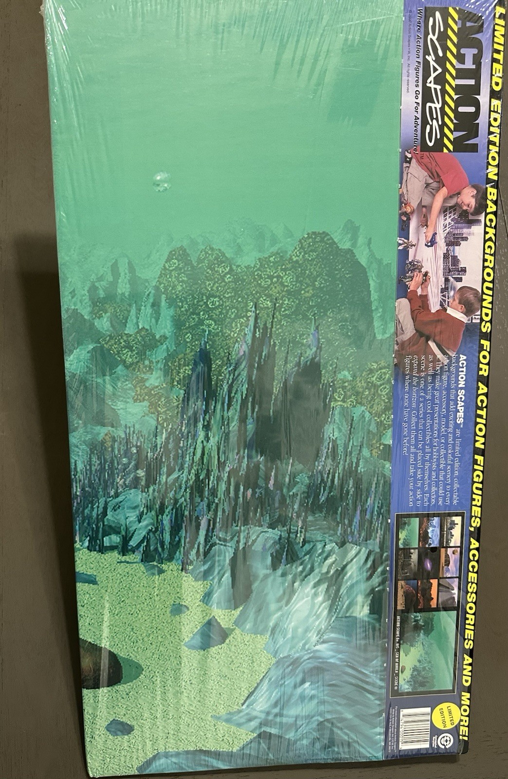 Vintage 4 Backdrops /Action Scapes Limited Edition For Action Figures- Year 2000