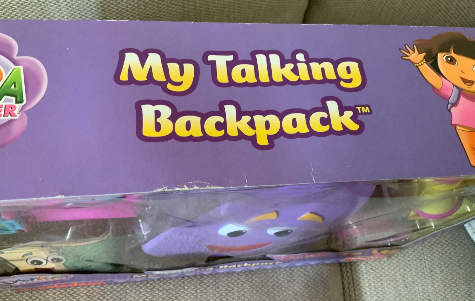 2010 Dora The Explorer My Talking Backpack Fisher Price Nick Jr. New Sealed!!