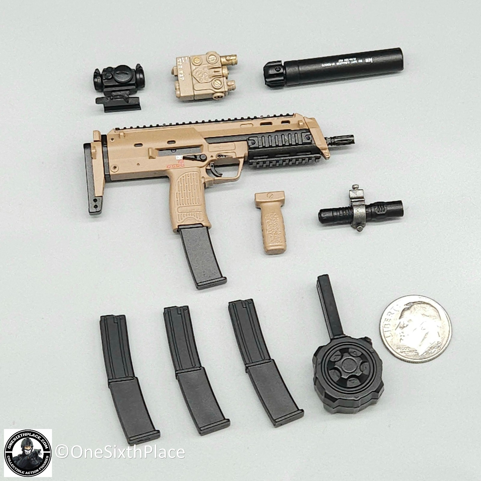 1:6 scale General&rsquo;s Armoury Bravo 7-1 Kill or Capture MP7A1 Submachine Gun