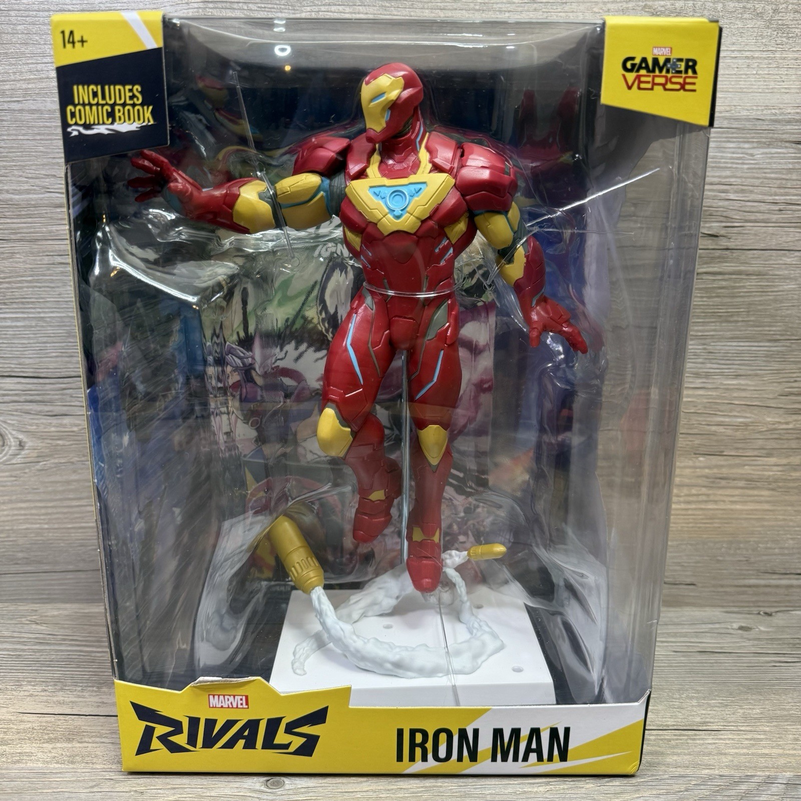 Iron Man Marvels Rivals Gamerverse SEALED w/ Comic Book McFarlane Toys 1:6th