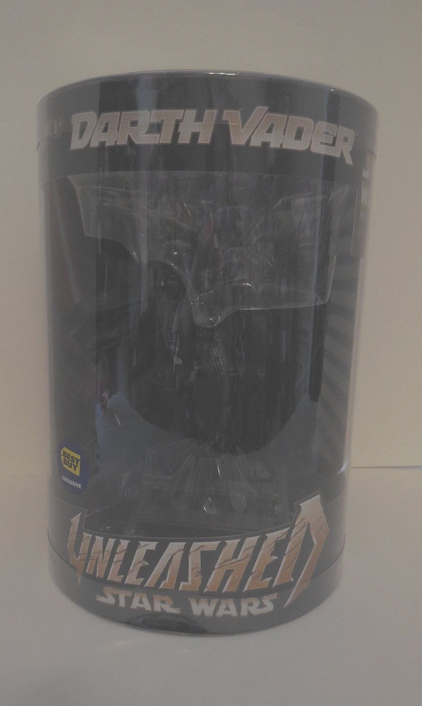 STAR WARS REVENGE OF THE SITH DARTH VADER UNLEASHED FIGURE BEST BUY EXCL NIB