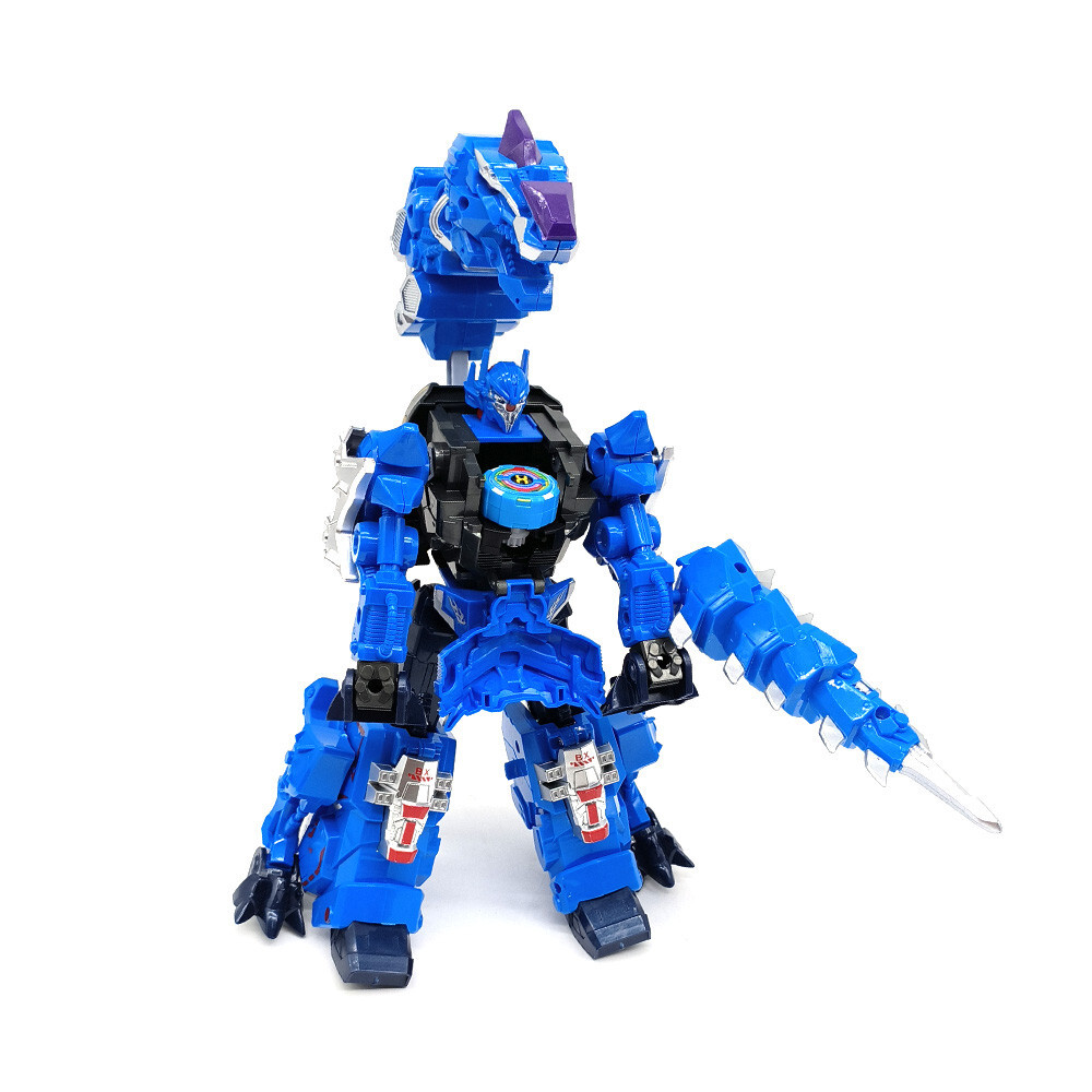 Mecha Dinosaurs Transform Robot Spinning Gyroscope Toys Boys T-Rex Action Figure