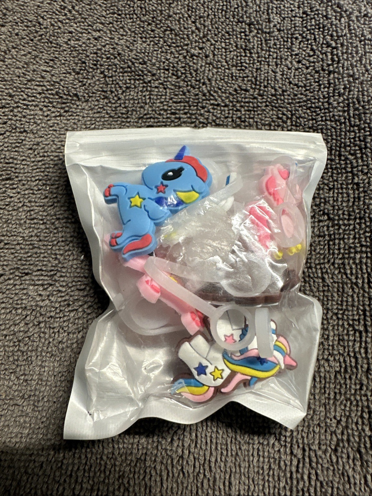 My Little Pony Straw Topper Set Of 6 New