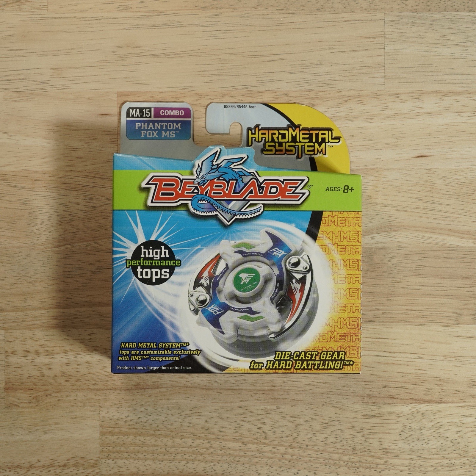 EXTREMELY RARE – 2005 Hasbro Beyblade HMS Hard Metal System MA-15 Phantom Fox MS
