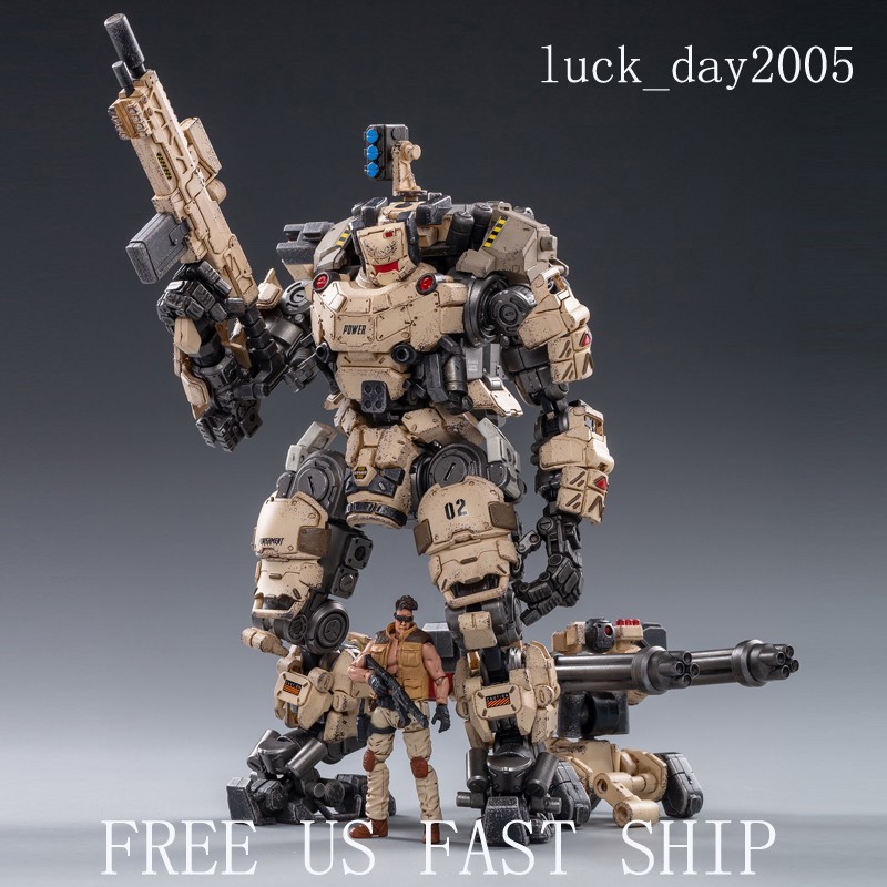 JOYTOY Steel Bone Armour Desert Ver Mecha 9&Prime; Robot & Pilot 1/25 Figure US SHIP