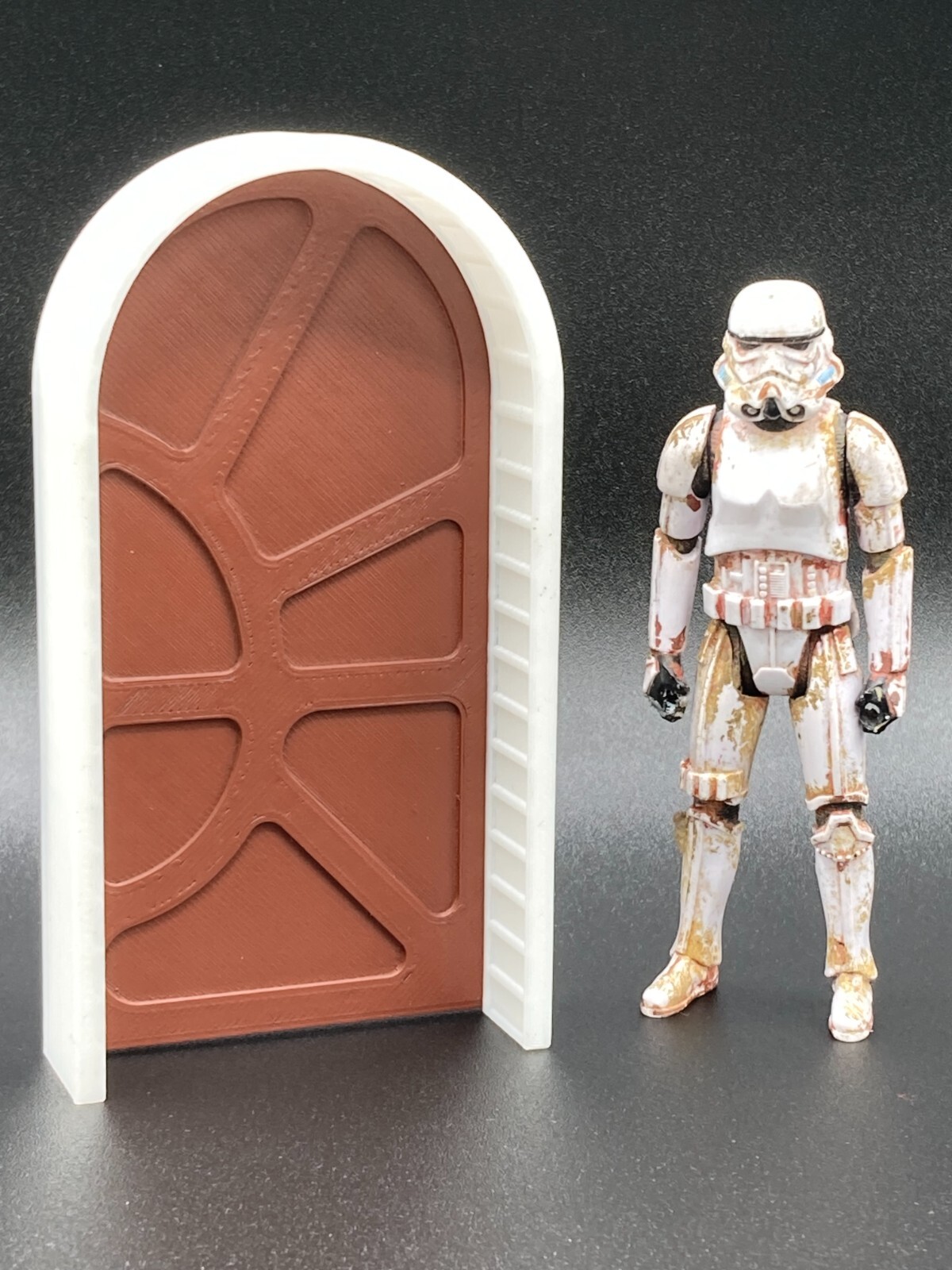 1 CUSTOM STAR WARS DOOR for 3.75&Prime; FIGURE DIORAMA TATOOINE MOS EISLEY #006
