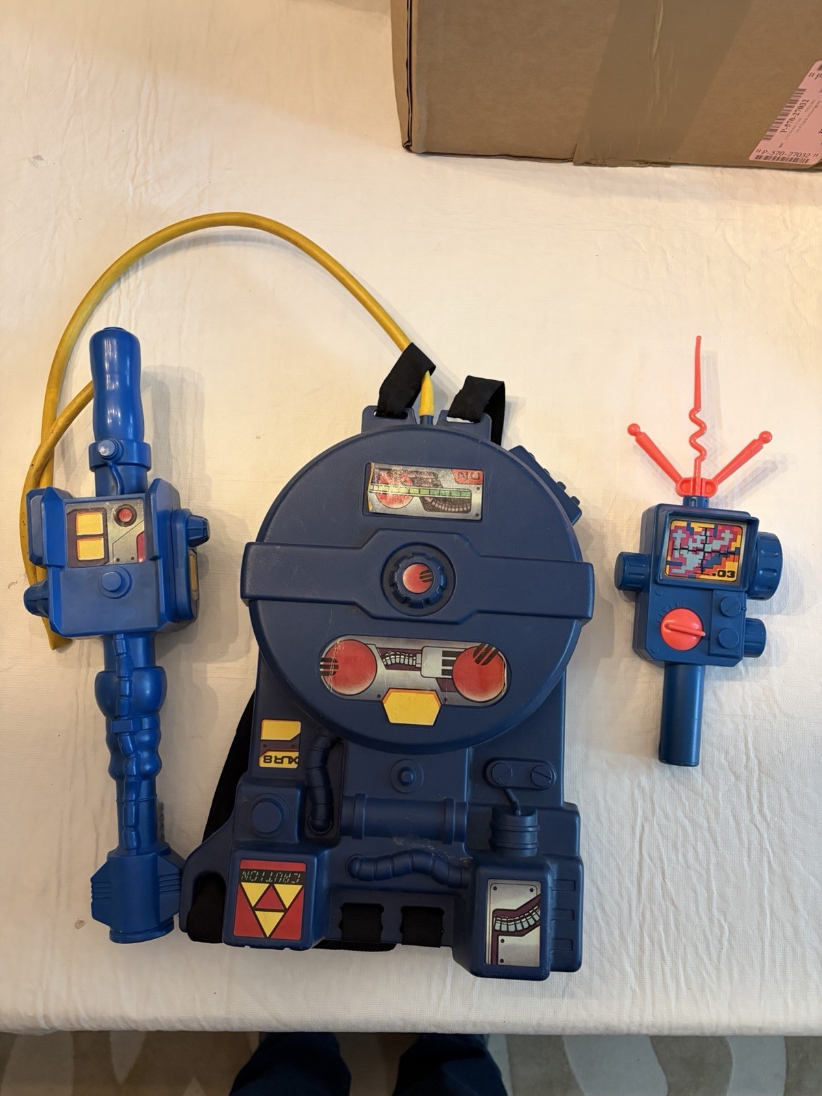 Vintage Kenner 1984 Real Ghostbusters Proton Pack Blaster PKE Meter toy