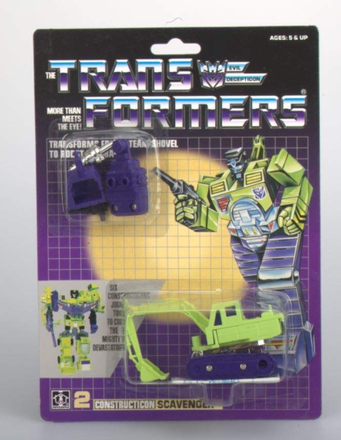 TRANSFORM G1 Reissue Carded Devastator Brand New Free Shipping