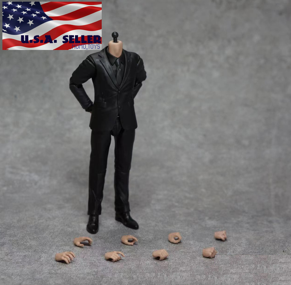 1/12 Male Figure Set with Nondetachable Suit Go With 6&Prime; SHF MAFEX Head ❶USA❶