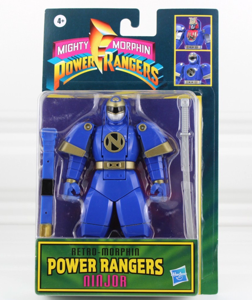 Mighty Morphin Power Rangers Retro Ninjor 6.5&Prime; Fliphead Action Figure 2021 New