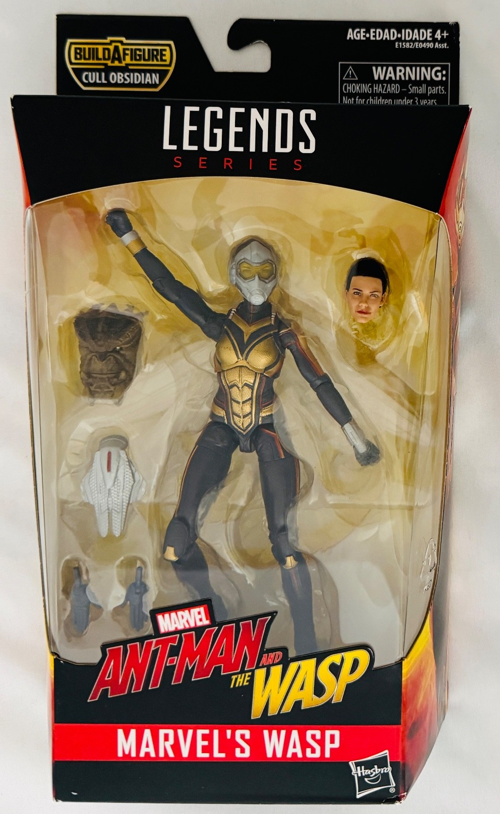 Marvel Legends Series Ant-Man Wasp with BAF Cull Obsidian