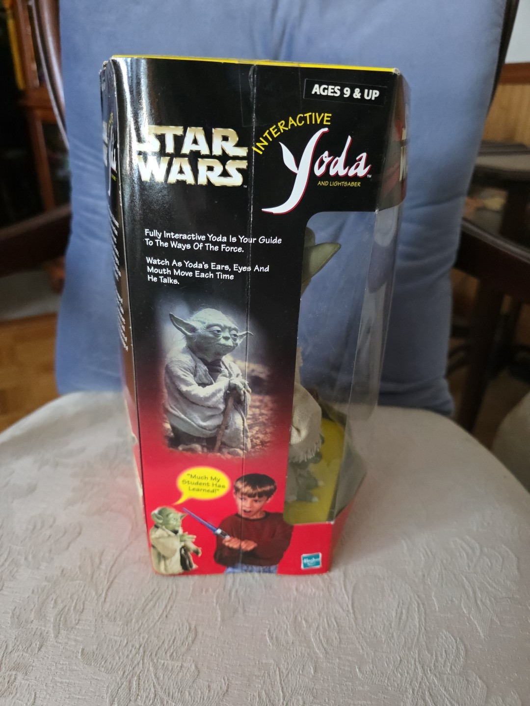 Star Wars Interactive Yoda & Lightsaber Action Figure Tiger Electronics KB Toys