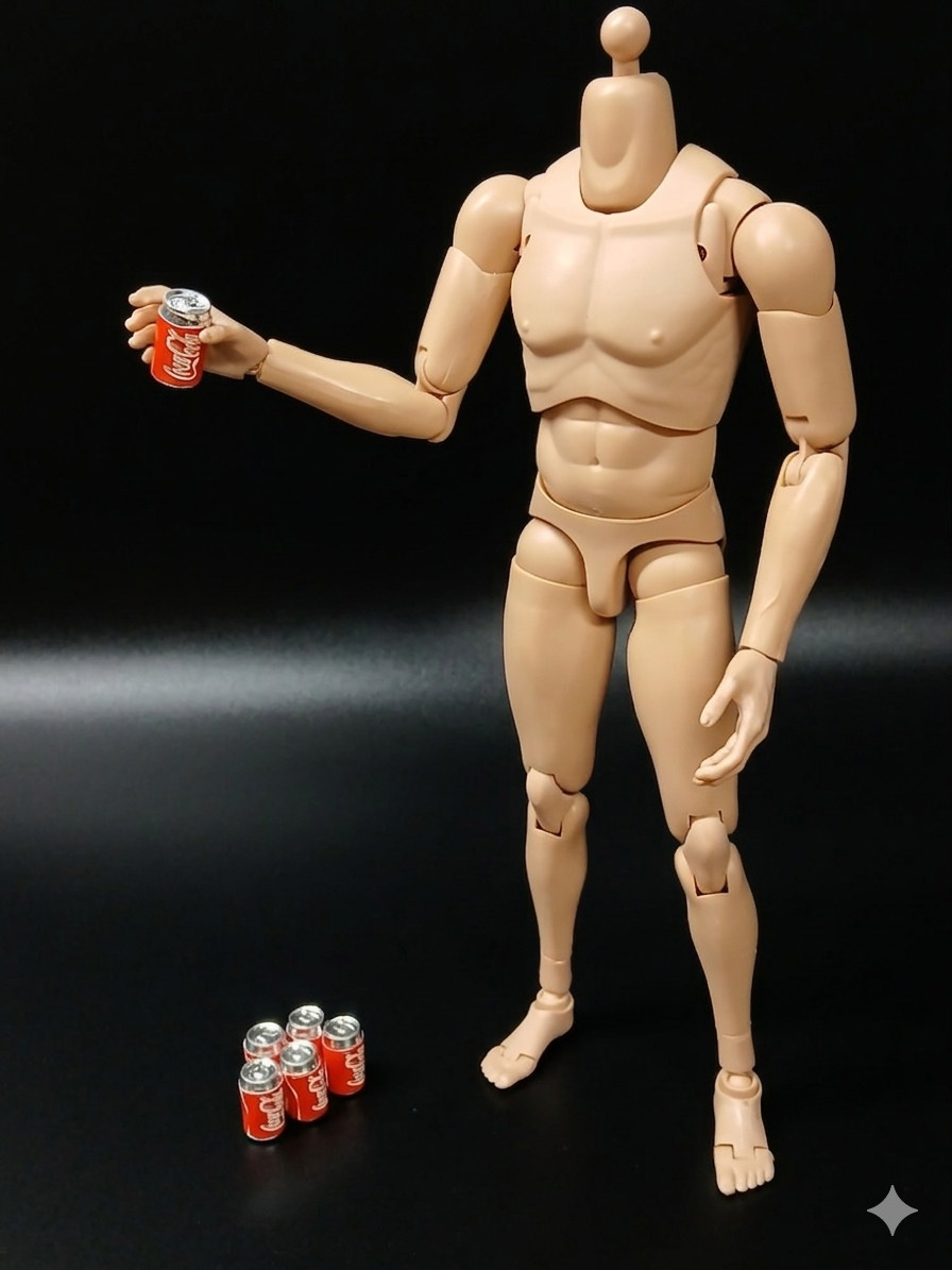 6 MINI COCA COLA COKE CANS 1:6 scale 12&Prime; FIGURE DIORAMA ACCESSORY STAR WARS