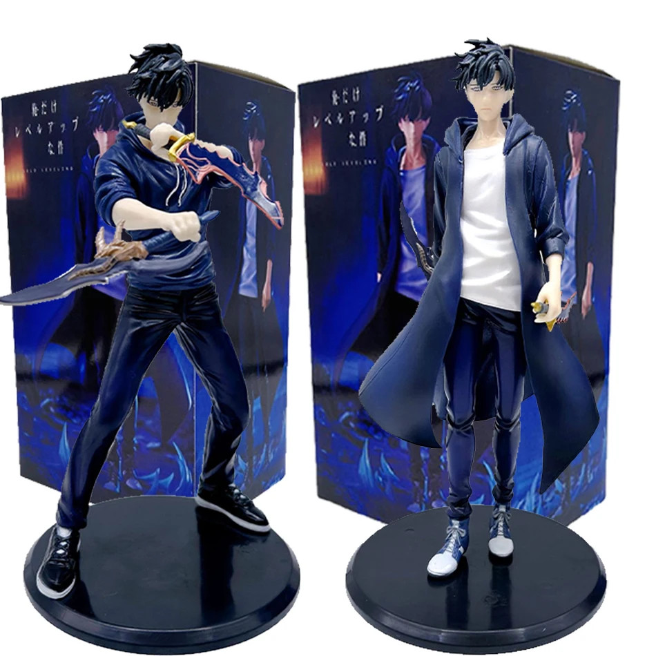 Solo Leveling Sung Jinwoo Hunter Form Figure Anime Model Toy Gift