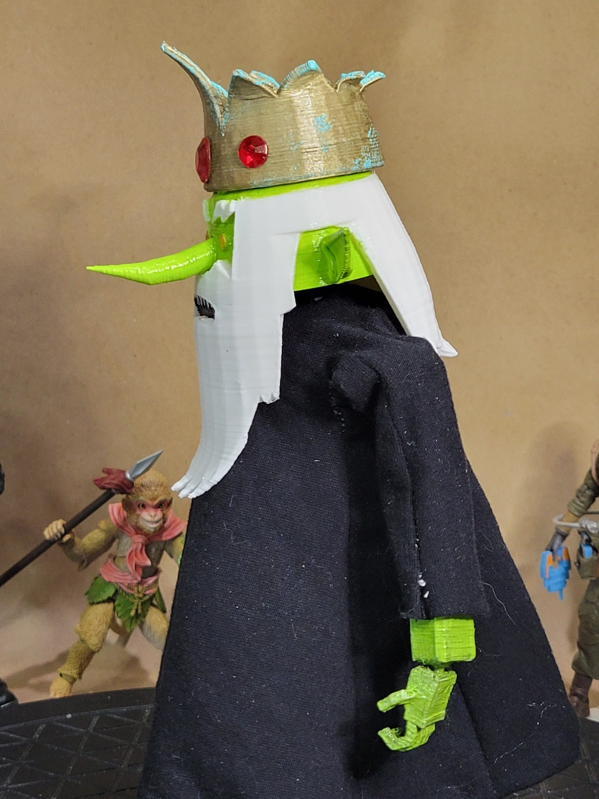 8 In. Tall 3D Printed Goblin King Custom Figure
