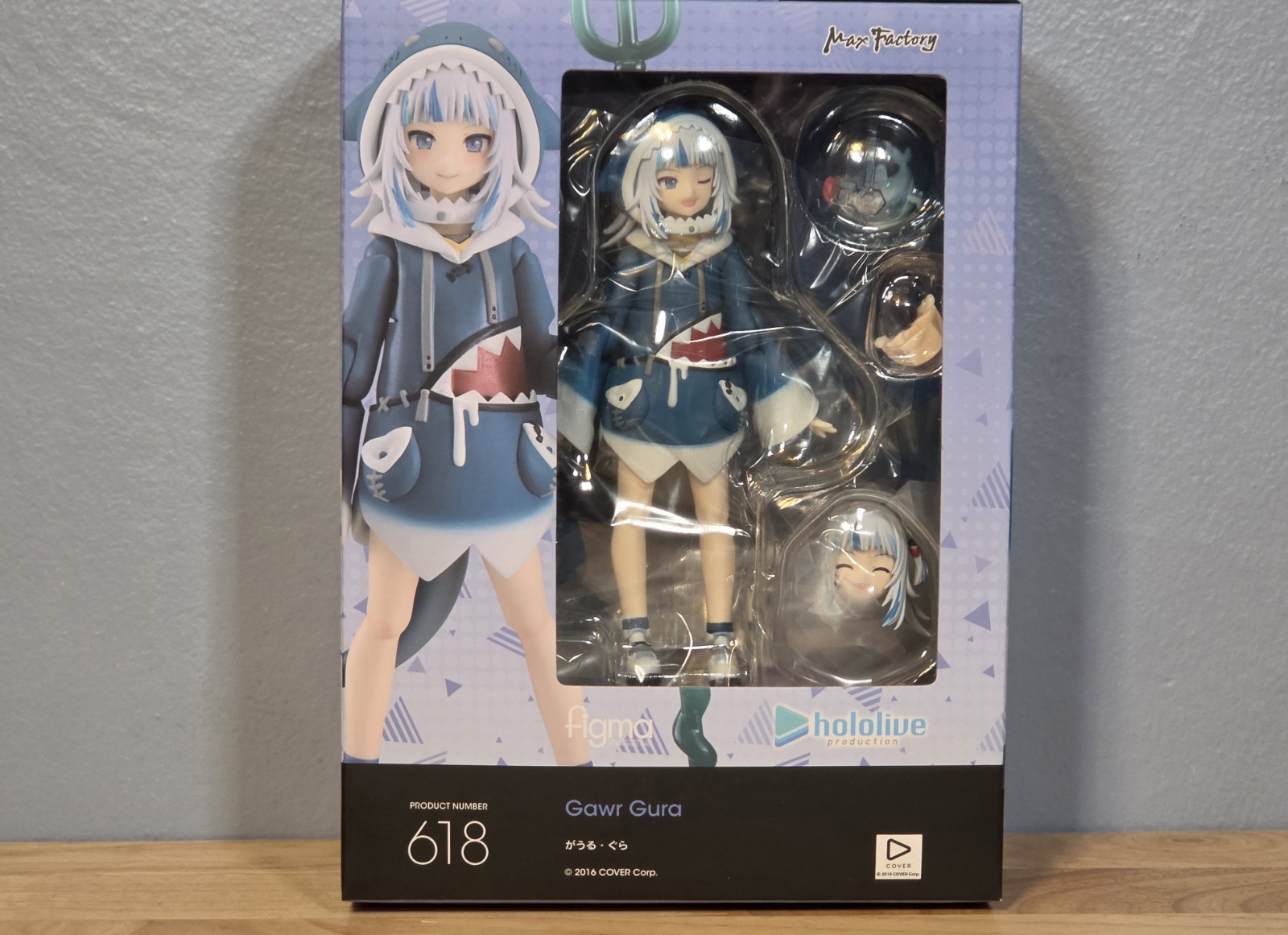 Max Factory Figma Hololive Production Gawr Gura Figure Japan NEW