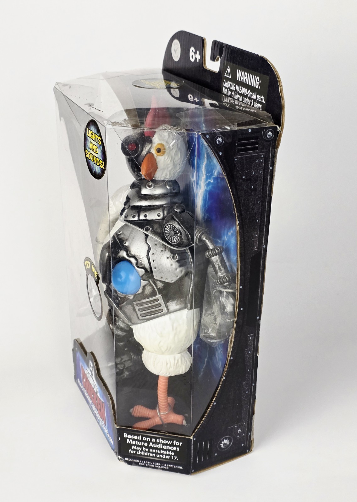 Robot Chicken 10&Prime; Electronic Action Figure Adult Swim Brand New Factory Sealed