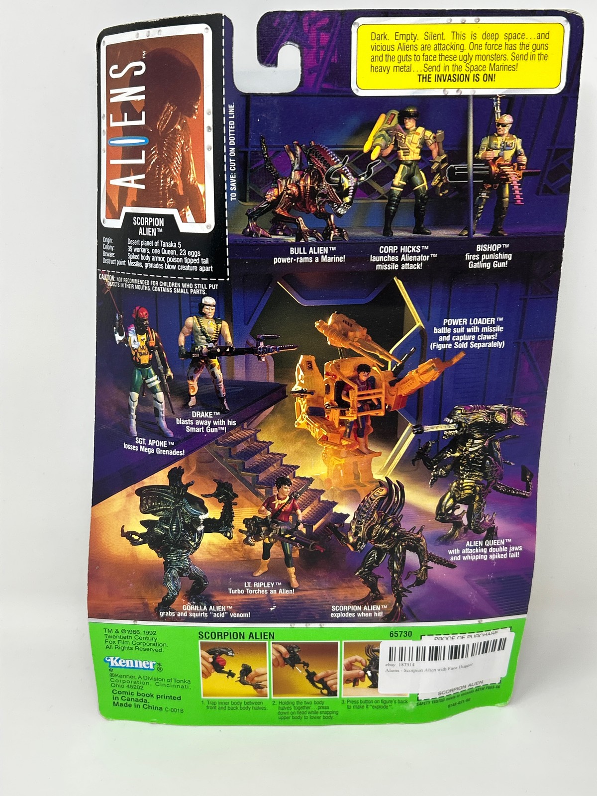 Aliens – Scorpion Alien with Face Hugger