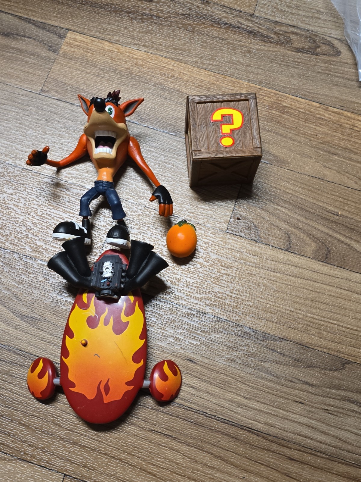 Crash Bandicoot Action Figure Resaurus Toy 1998 PlayStation Universal Figurine
