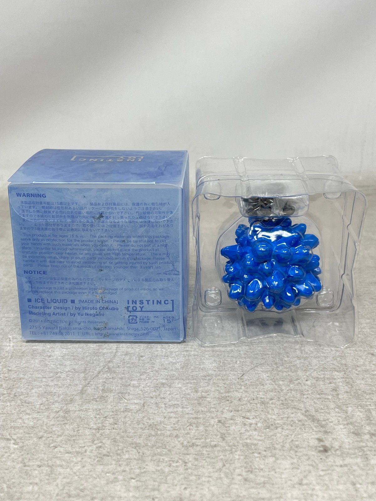 Brand New INSTINCTOY Ice Liquid Blue Limited Edition Vinyl Figure