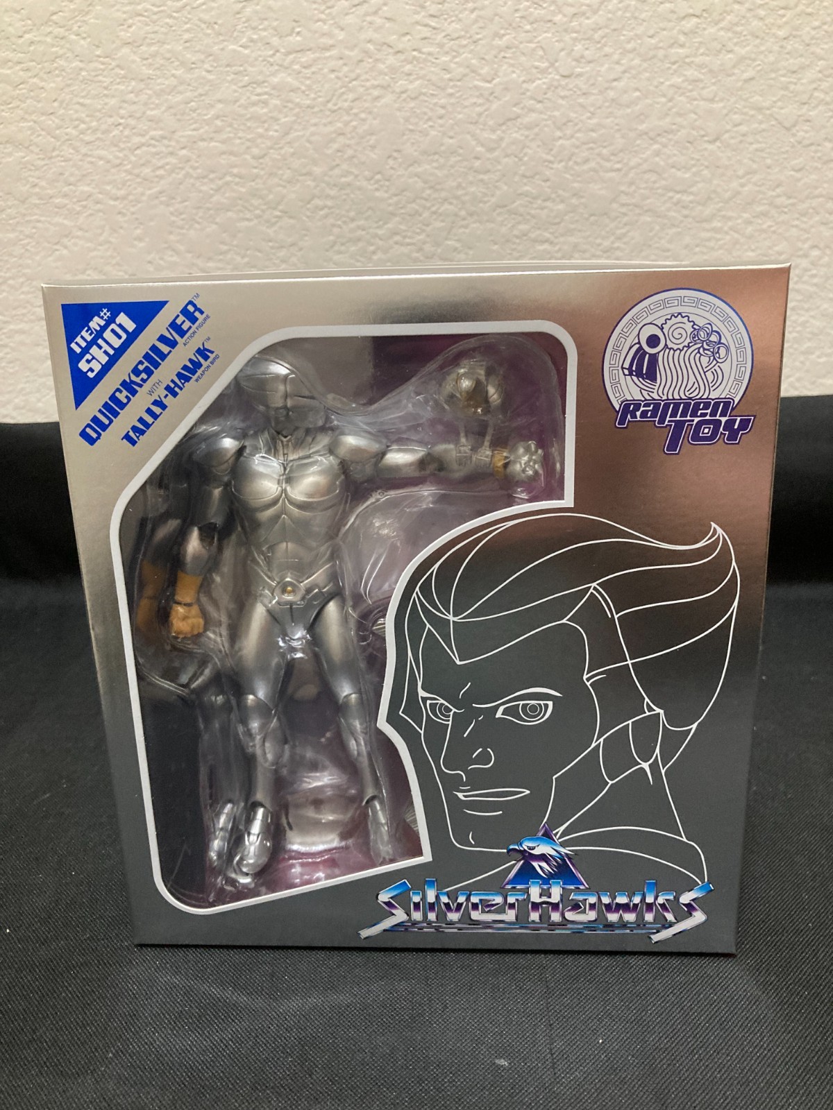 Ramen Toy – SilverHawks Quicksilver and Tally-Hawk Action Figure (New Sealed)