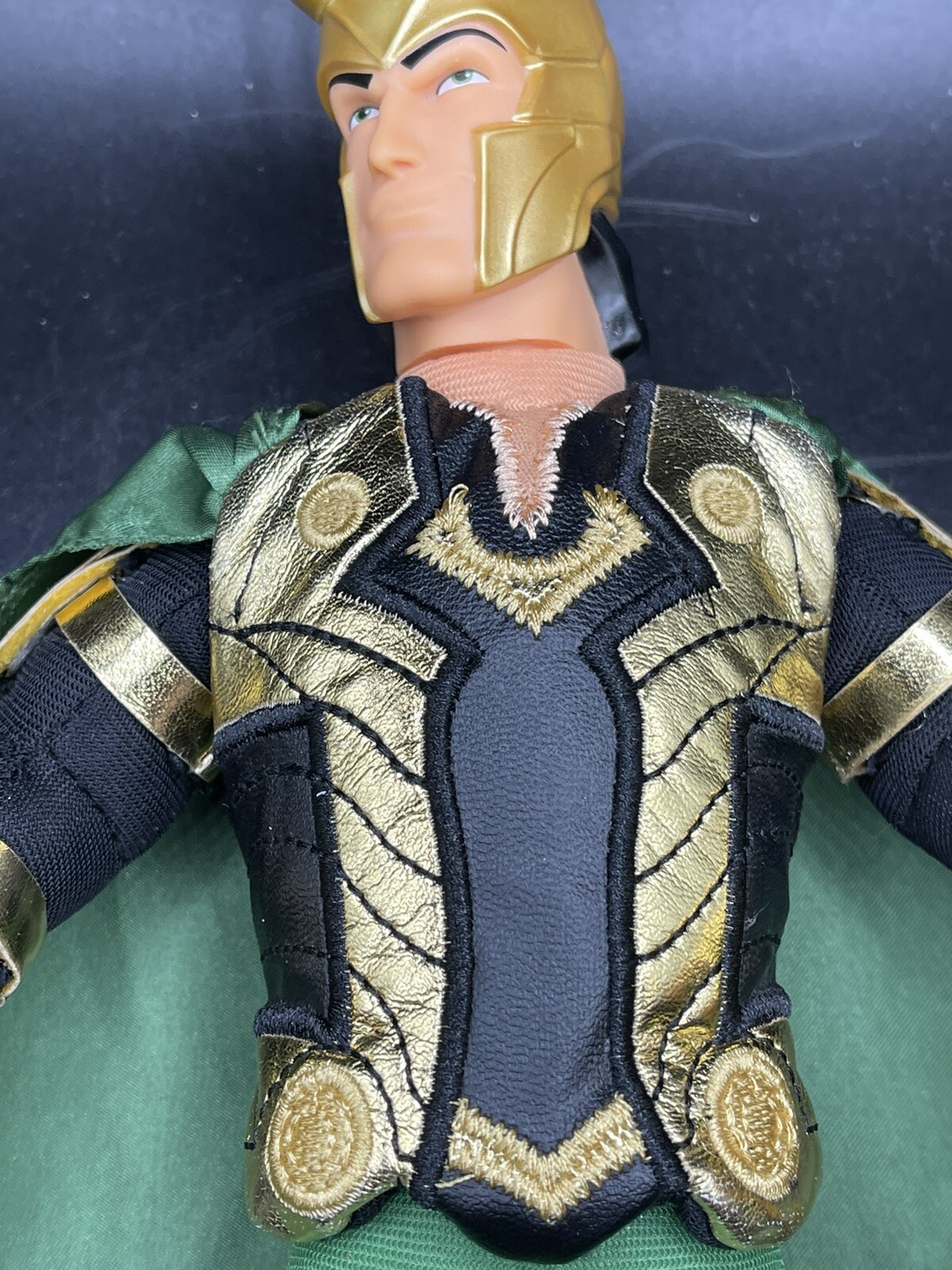 Ringling Bros Barnum Bailey Circus Marvel Loki Souvenir Plush Plastic Head Doll