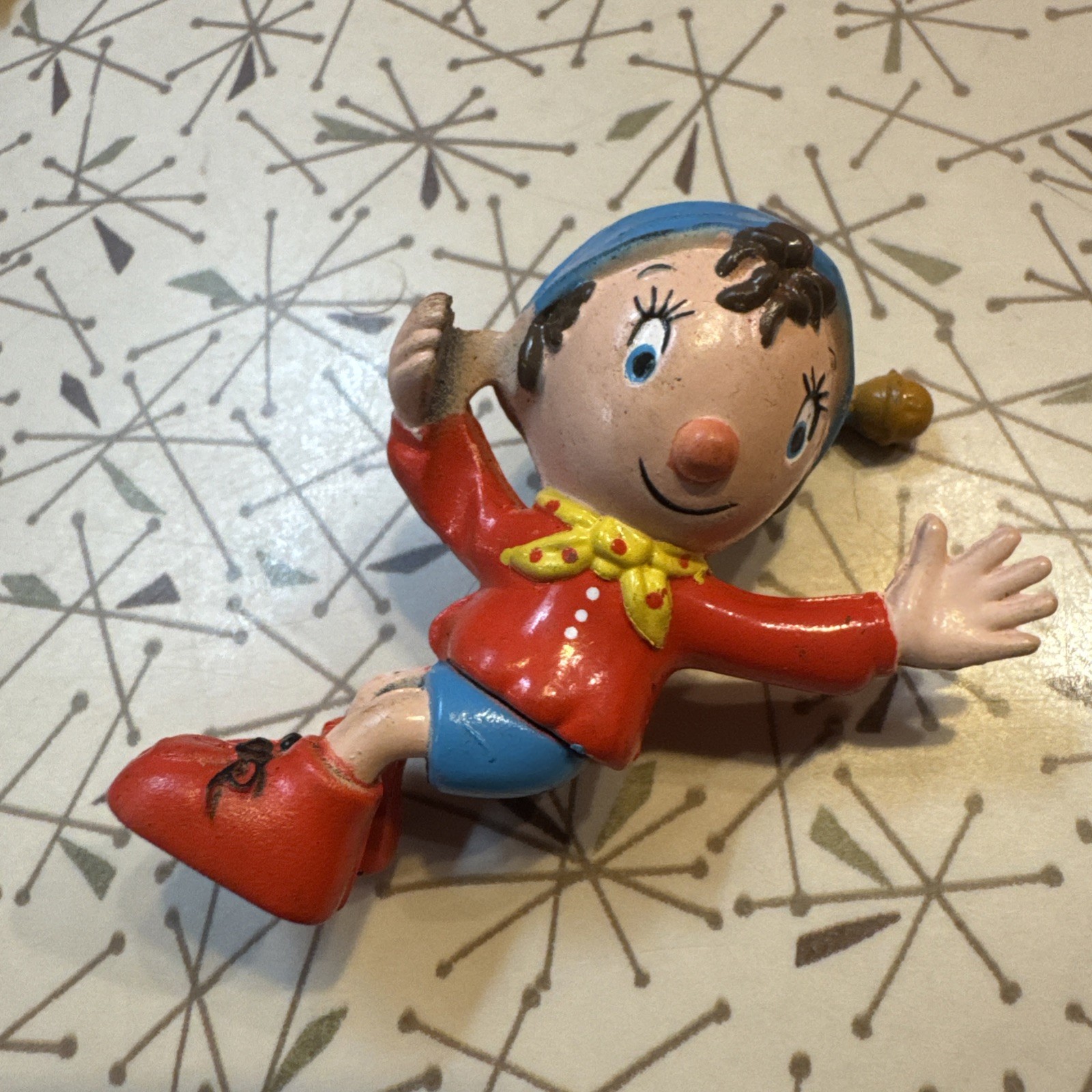 RARE Vintage Noddy In Toyland PVC Figure Straw Hugger Pencil Topper