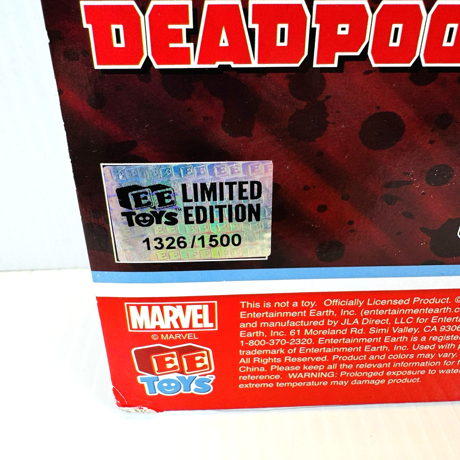 ROB LIEFELD Signed Deadpool & Cable Wooden Push Puppet 2018 SDCC Debut