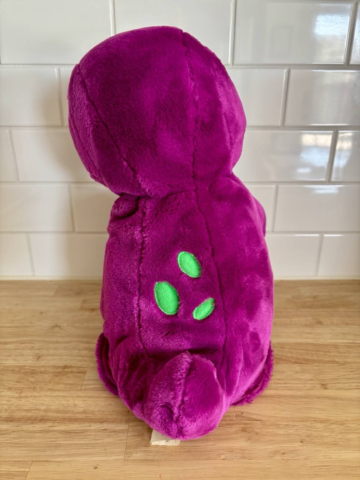 1997 Vtg ActiMates Barney 14” Microsoft Talking Singing Interactive Tested Works