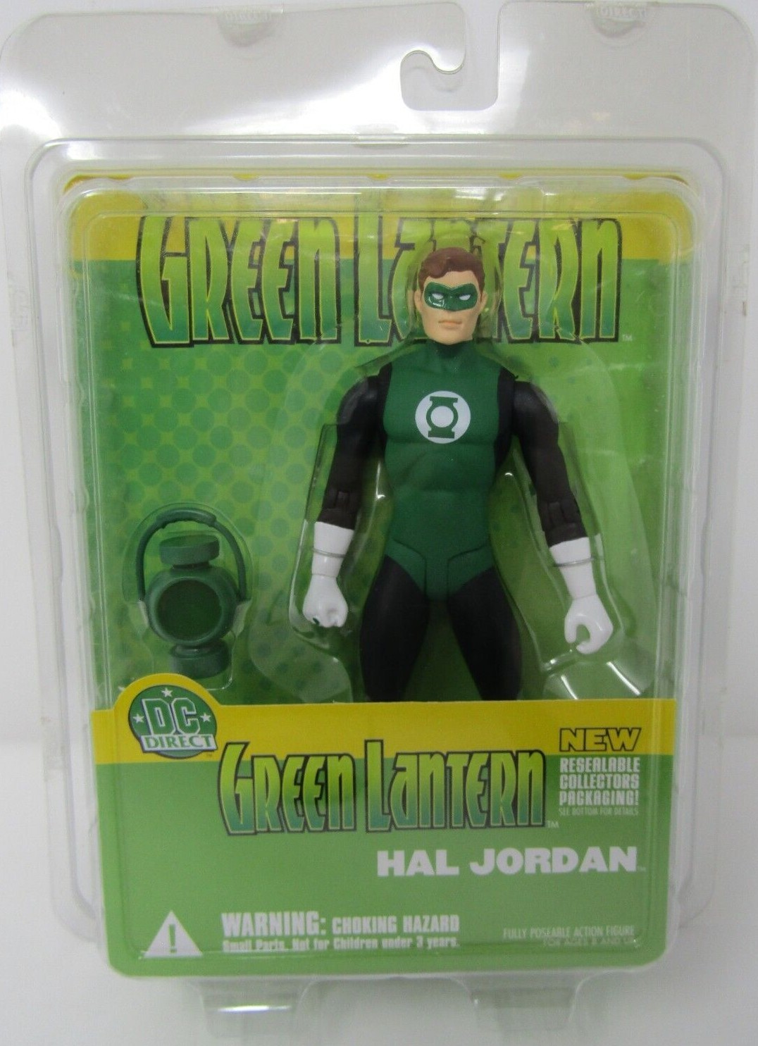 DC Direct Green Lantern Classic Hal Jordan Figure Resealable Package