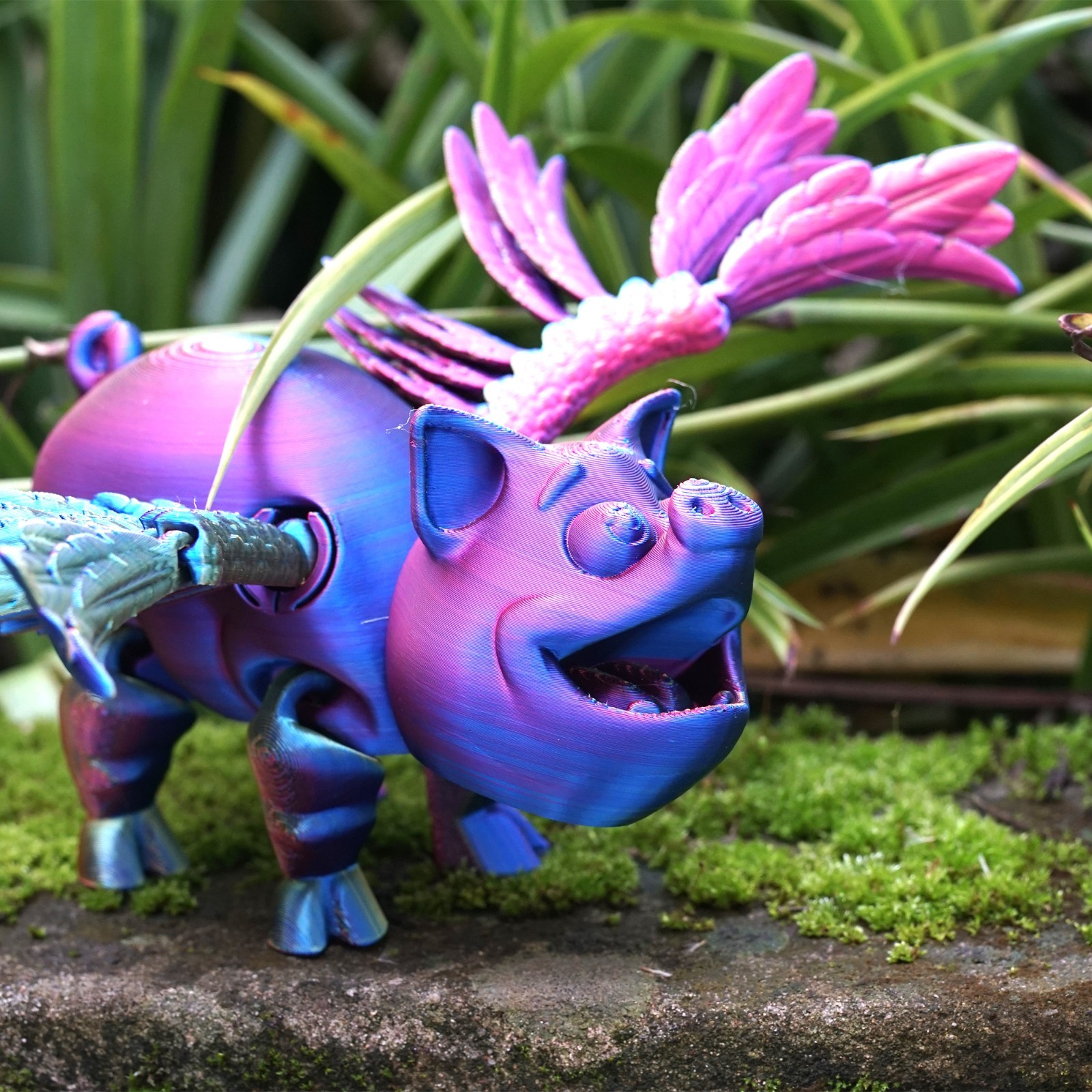 8inch 3D Printed Fliggy Model,Articulated Animals Figure,Fidget Toys Home Decor