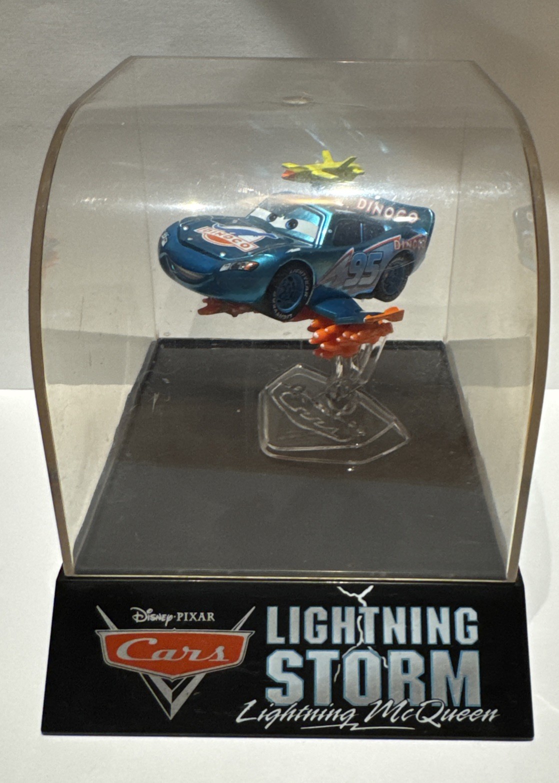 SDCC 2008 Mattel Cars Lightning Storm McQueen Dinoco w/ Case READ