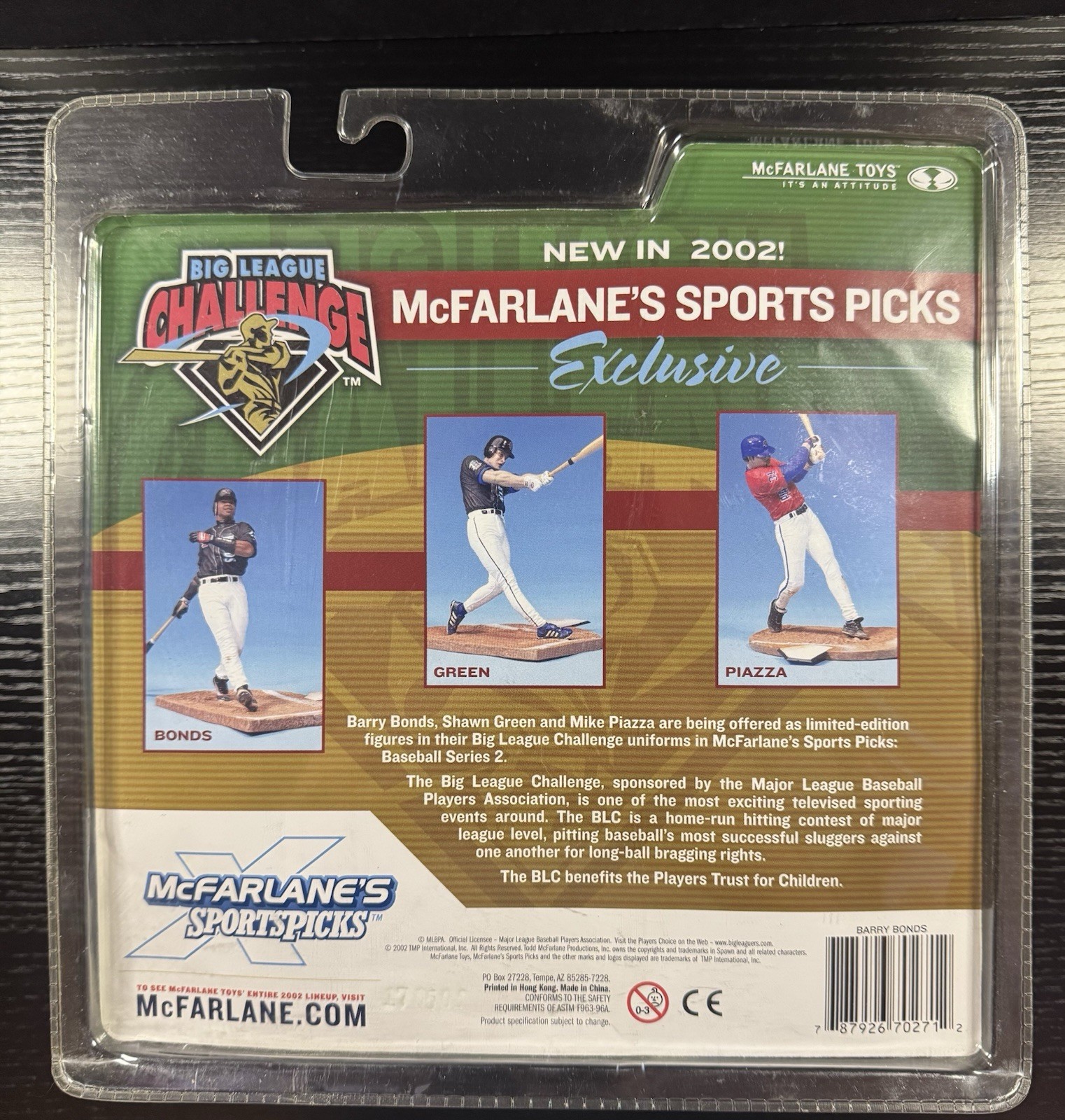 Barry Bonds Mcfarlane Baseball BIG LEAGUE CHALLENGE Exclusive Figure New Sealed