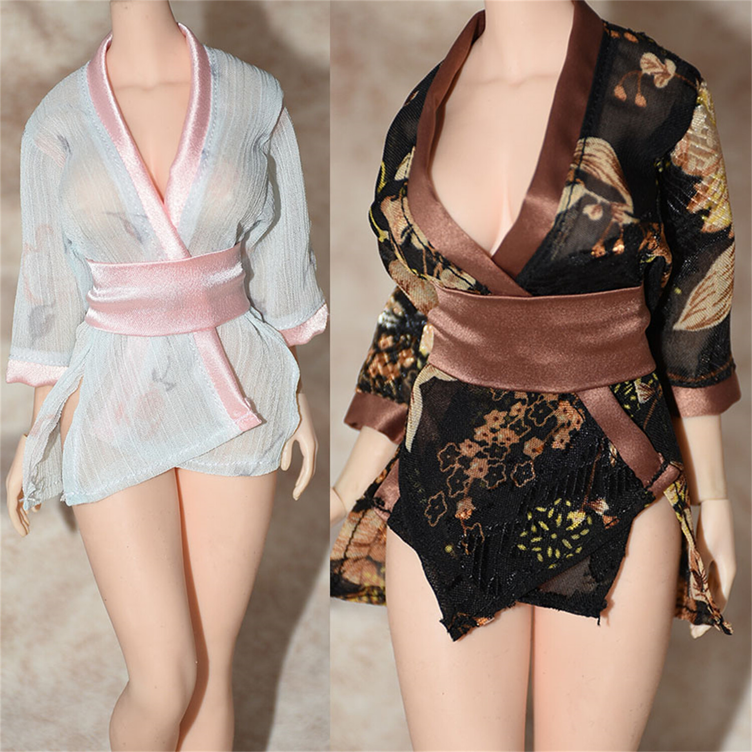 1/6 Female Improved Kimono Bathrobe Clothing Fit 12 » TBLeague Figure Body