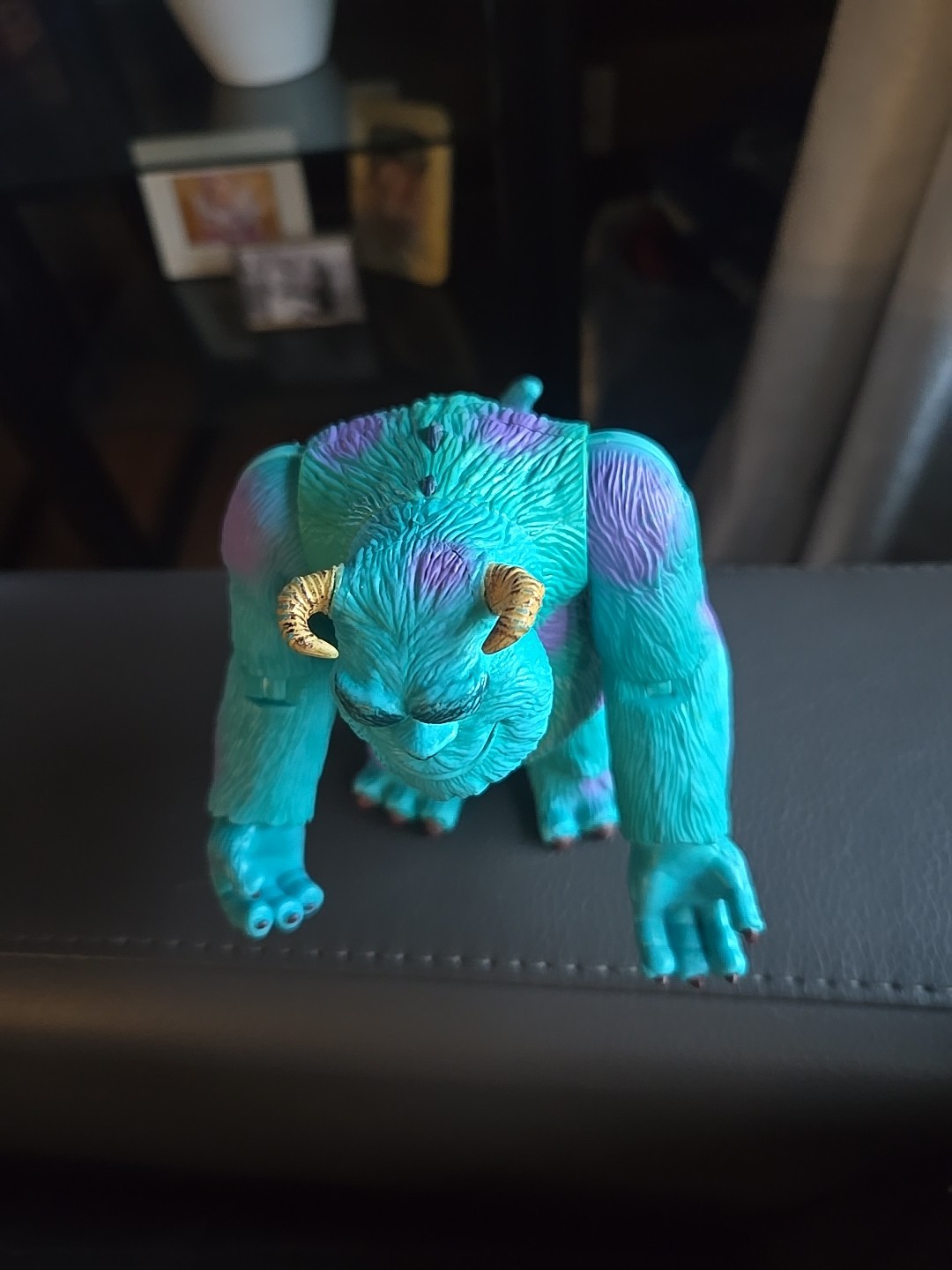 Monsters Inc. 2001 Hasbro Talking Sully Toy Disney Pixar Action Figure Works (S)