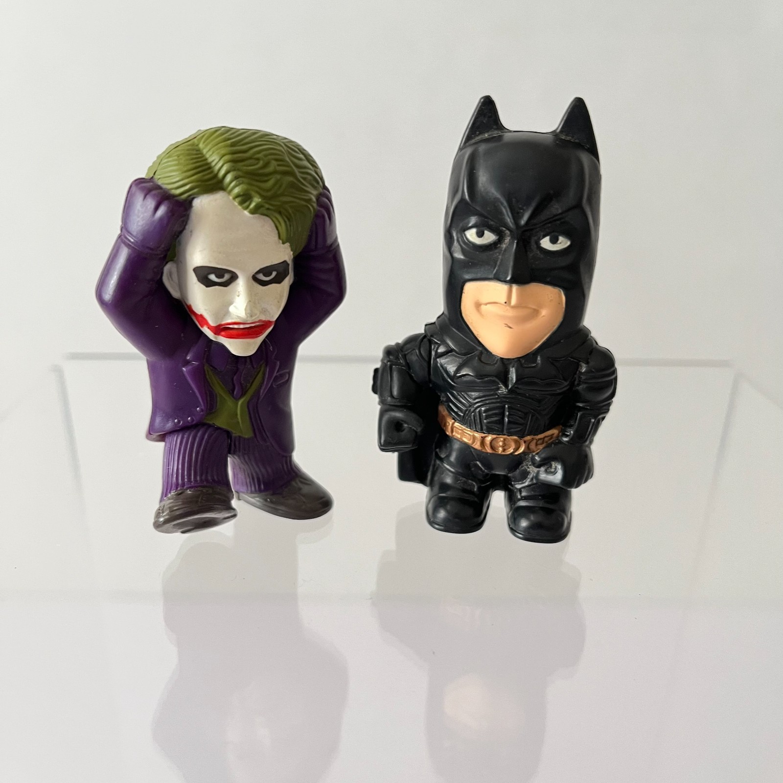 Batman & Joker The Dark Knight 2.5&Prime; General Mills Cereal 2008 Figures CakeTopper