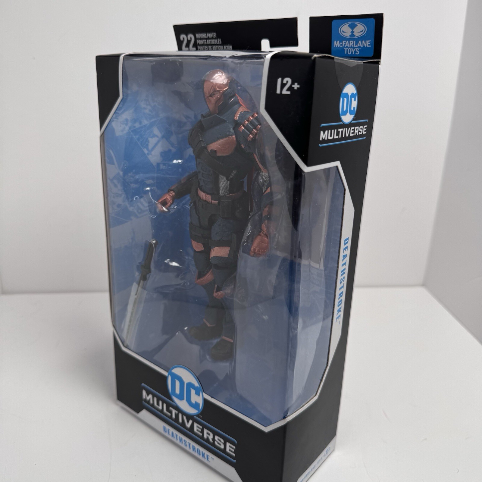 DC Multiverse Deathstroke Batman Arkham Origins McFarlane Figure INCOMPLETE