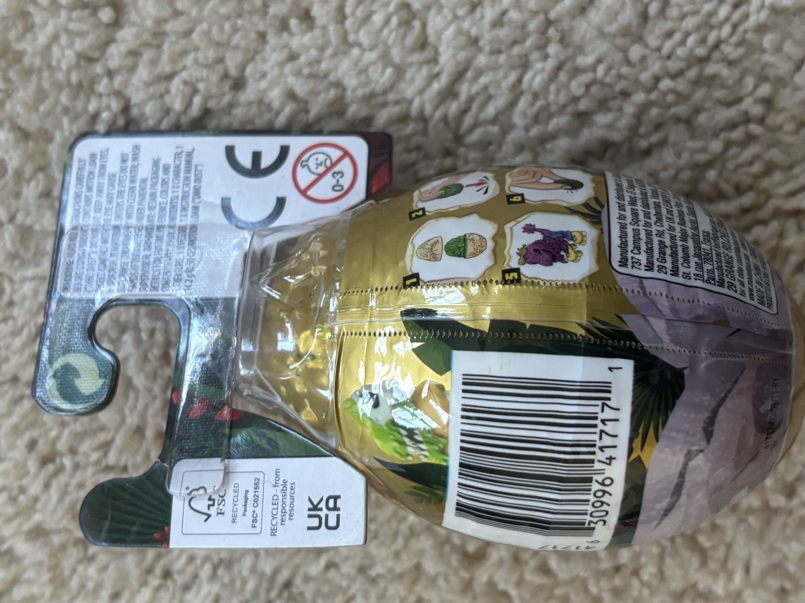 Treasure X Dino: Gold Series Egg Lot of 2 Mini Egg Mini Dino NEW