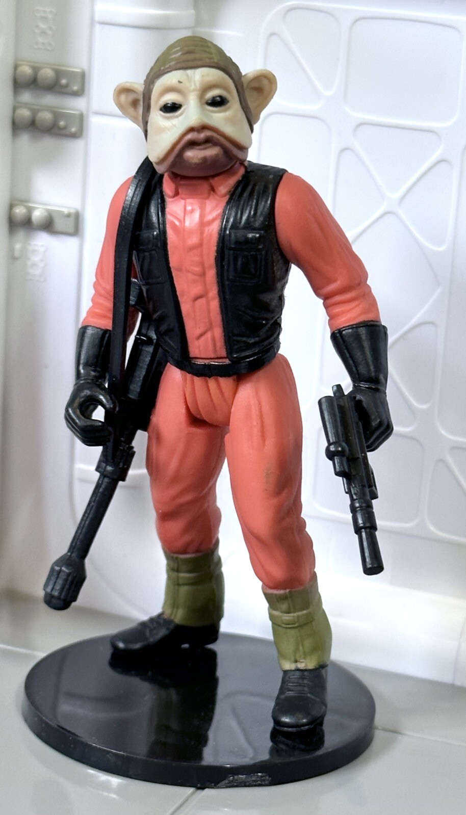 1997 Star Wars NEIN NUNB 3.75” 100% Complete Power of the Force ROTJ Pilot