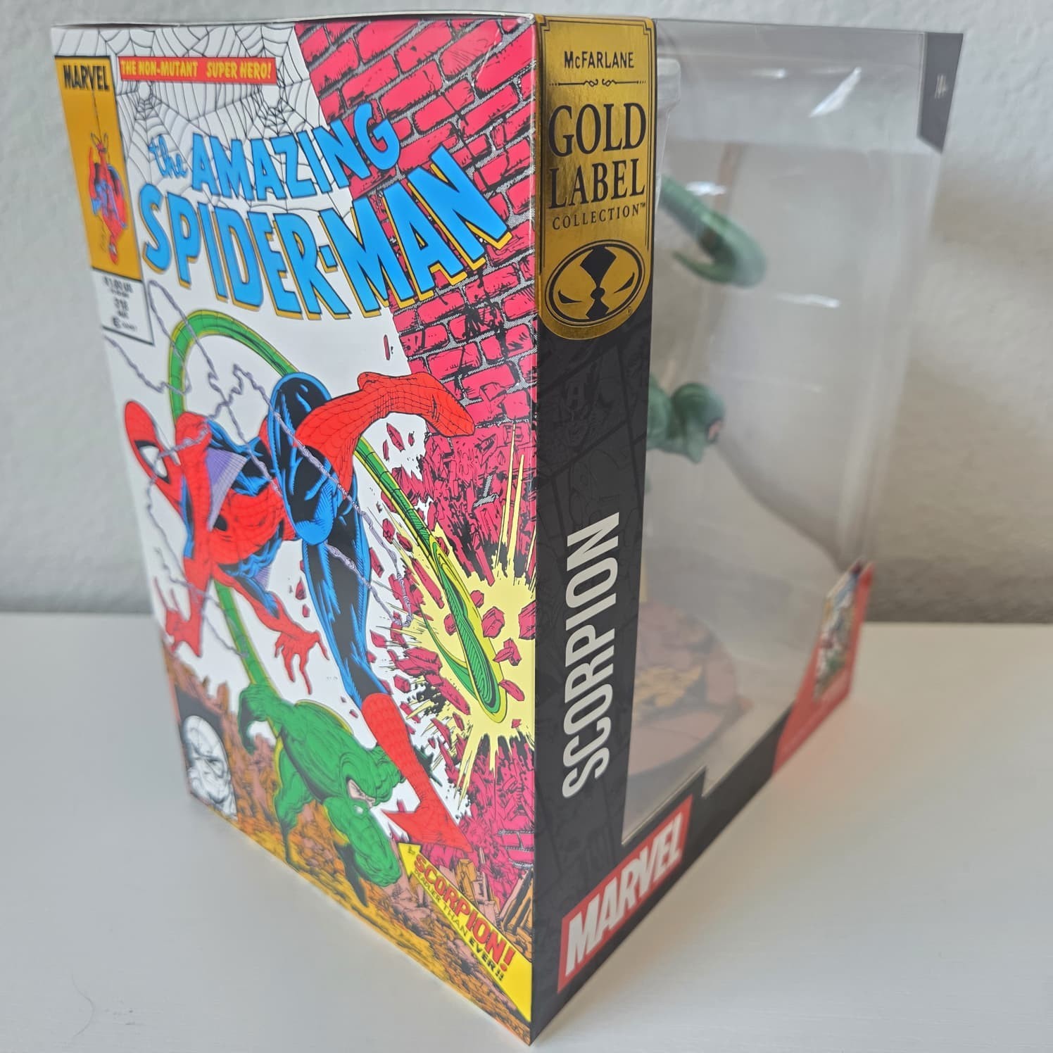 2026 McFarlane Toys Marvel The Amazing Spider-man Issue #318 Scorpion Gold Label