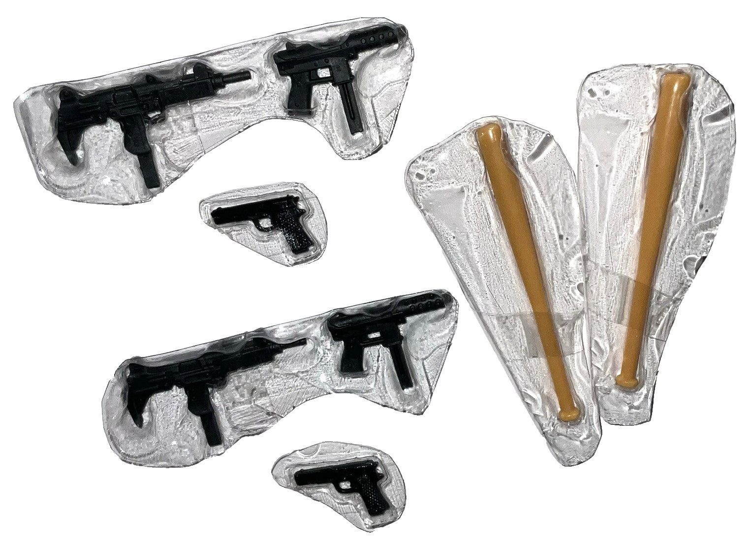 Marvel Legends Punisher Gamerverse WEAPON DOUBLE LOT OF 8 Baseball Bat Uzi Tec-9