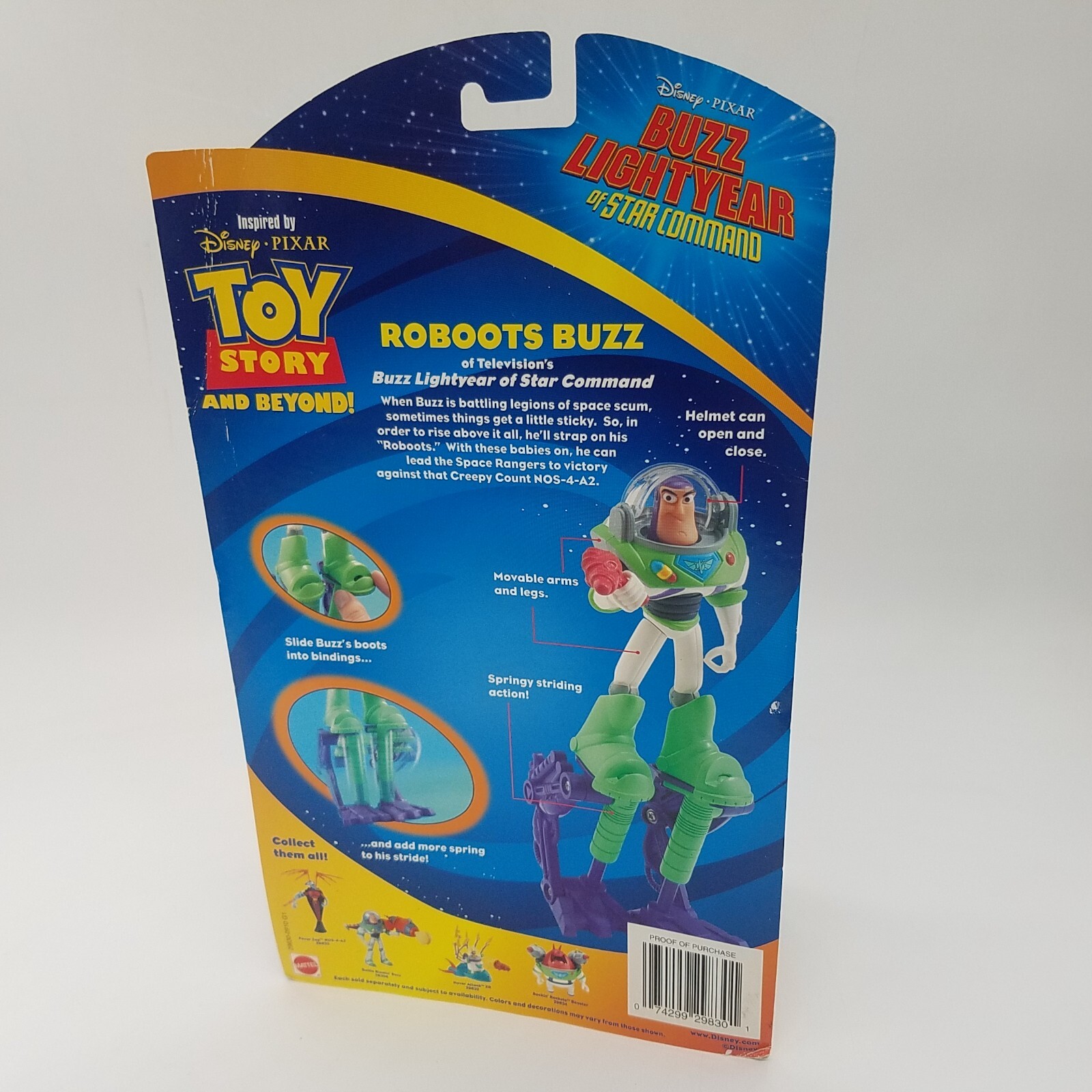 Buzz Lightyear Star Command Roboots Cosmic Clash Disney Pixar Toy Story