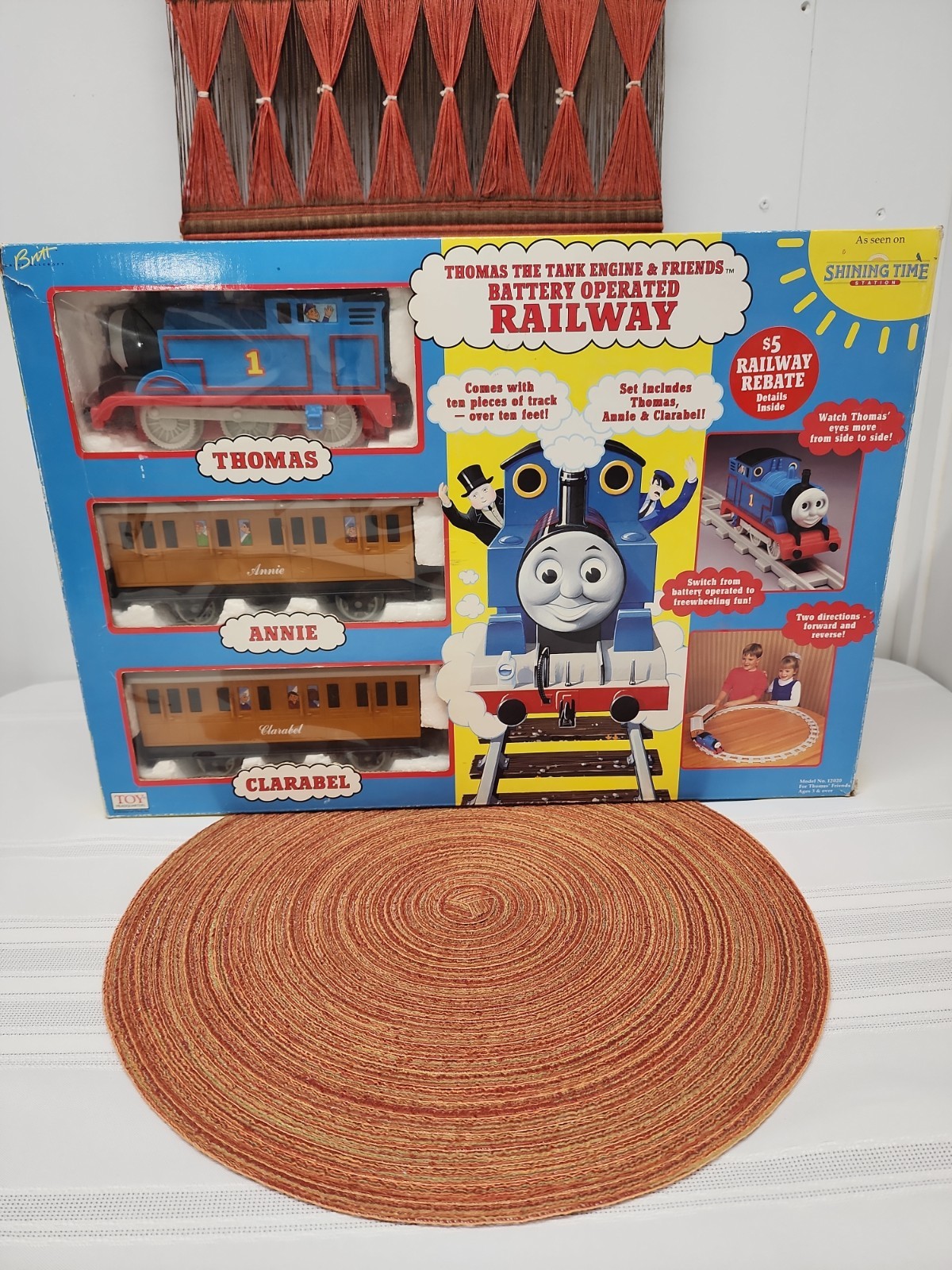 Thomas Tank Engine&Friends Battery Operated Railway#12020 Tested Works In Box