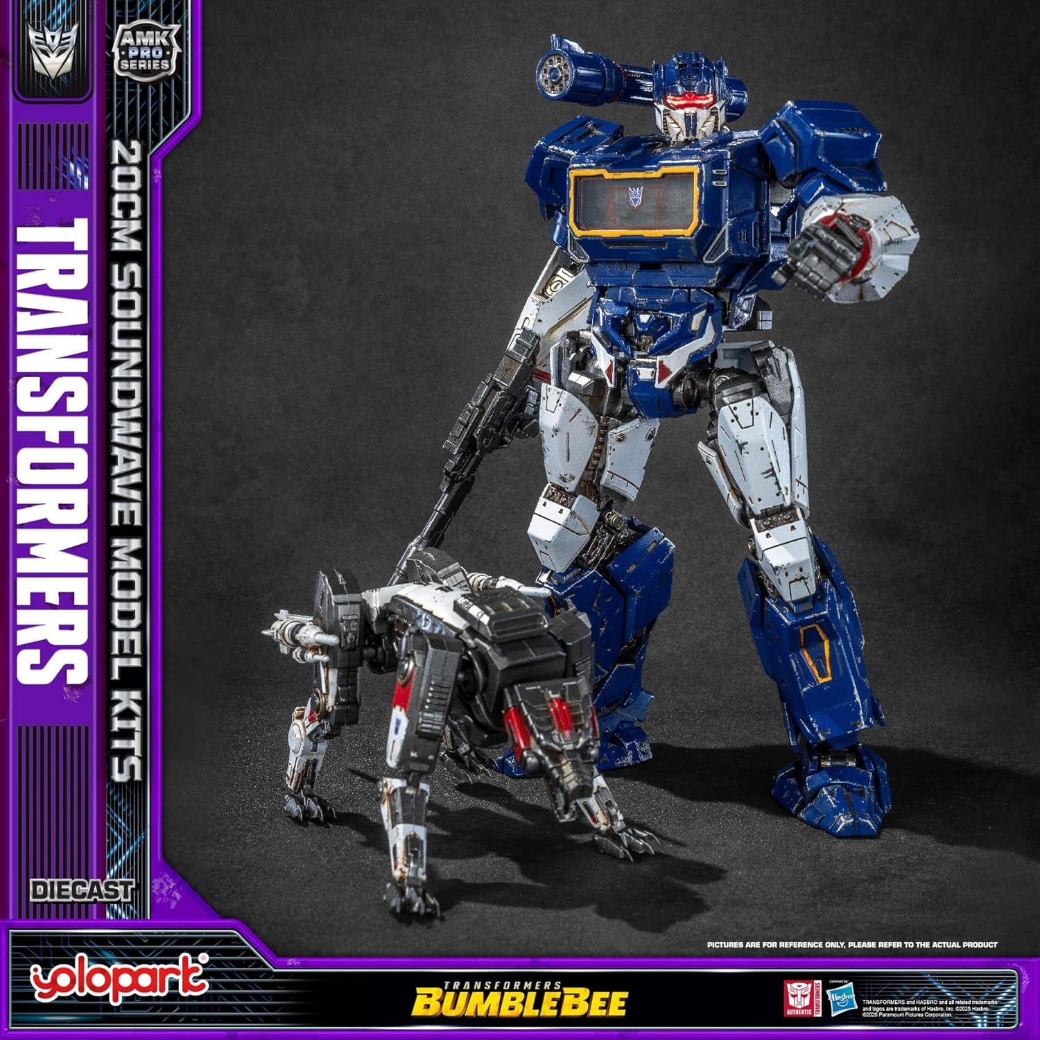 Transformers:AMK PRO Soundwave and Ravage,7.87 Inch Transformers Action Figure w