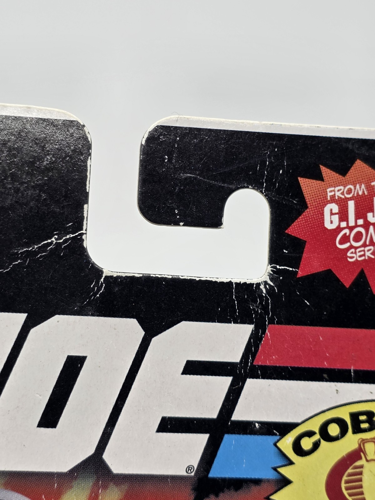 G.I. Joe 2008 Anniversary Cobra Commander Figure New Card Wear