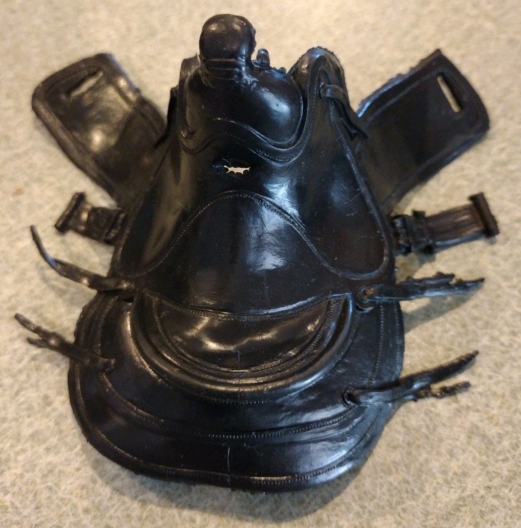 1960&rsquo;s-70&rsquo;s Marx Johnny West Black Saddle Good Cond